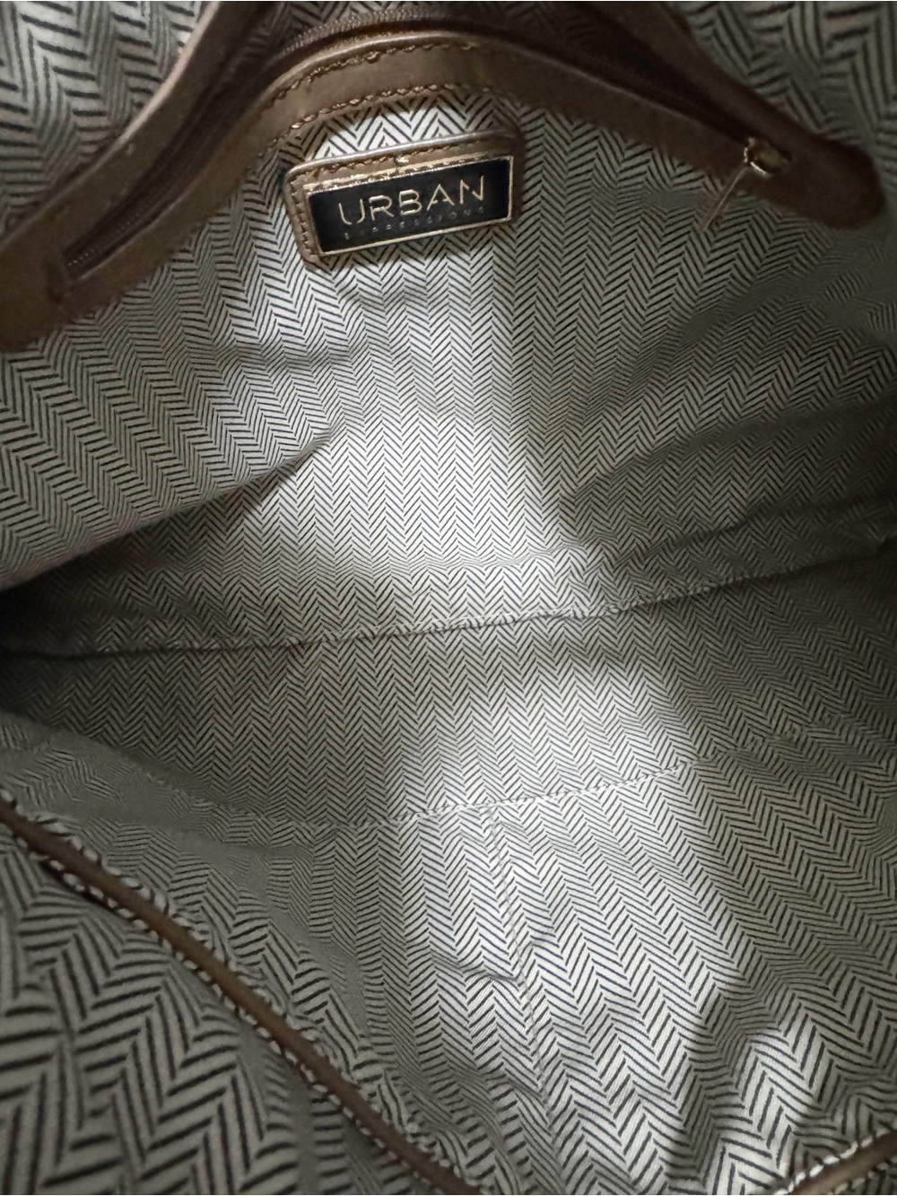 NWT Urban Expressions Victoria Faux Suede Women's Hobo Bag in Nutmeg - Picture 2 of 3